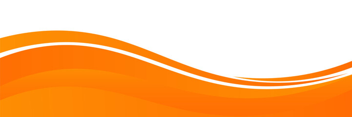 Vector orange line background curve element with white space for text and message design, overlapping layers, vector