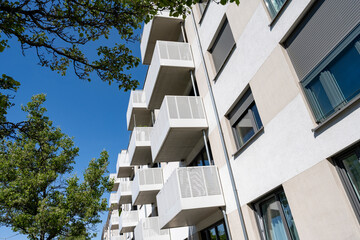 Modernes Neubauhaus in Deutschland