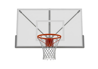 Basketball Hoop Backboard Rim Net  HighQuality Image on Transparent background