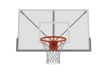 Basketball Hoop Backboard Rim Net  HighQuality Image on Transparent background