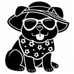 dog in sunglasses