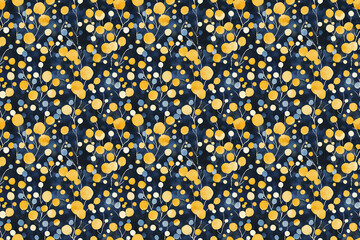 Floral Symphony: A vibrant abstract floral pattern, blending organic forms and artistic textures, perfect for adding a touch of natural elegance.