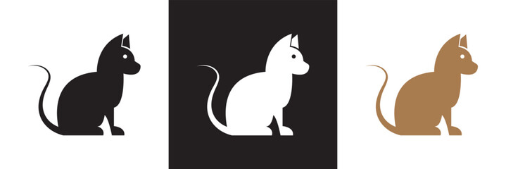 Animals icon.  Vector for websites, mobile interfaces, presentations, banner, visual branding etc. Vector illustration. isolated on white and black background. EPS 10