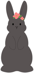 서있는 토끼