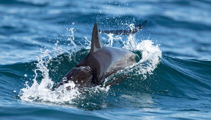 Obraz premium dolphin in the water