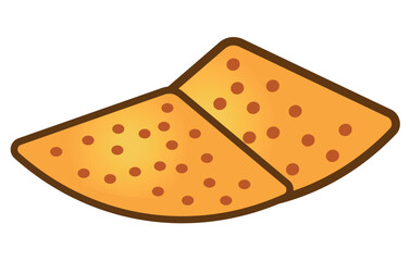 Tortilla chips, mexican food, latin food, clipart, illustration, for designers