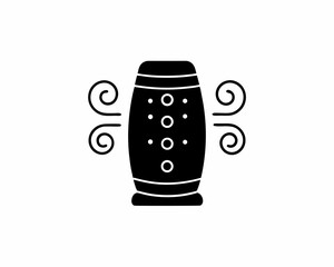 creative details Outline silhouette Air purification icon vector illustration