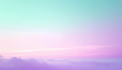 Fototapeta premium Sunrise over serene mountains nature landscape abstract aesthetics tranquil environment wide-angle perspective