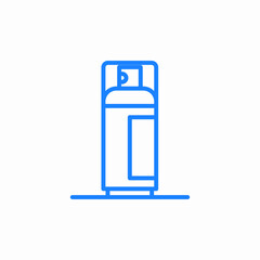 aerosol can hair spray or mousse icon sign vector