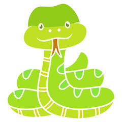 snake animal vector illustration