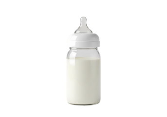 Baby Bottle Feeding Your Little One on Transparent background