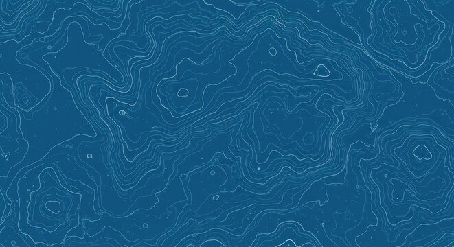 Topographic map for geographical use.