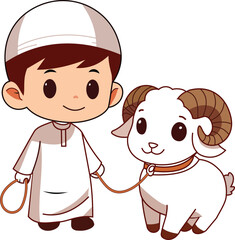A Child's Eid al-Adha Celebration