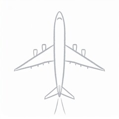 vector illustration of airplane