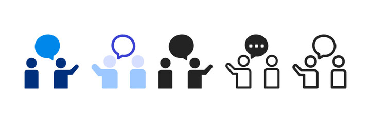 Advice  Icon Set Different Style Collection 
