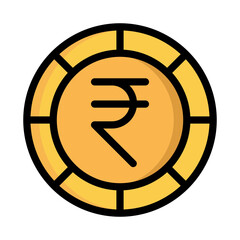 Indian Rupee Coin Icon