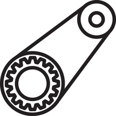 Timing Belt vector icon