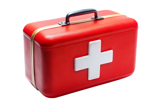 fast aid kid isolated on white background PNG