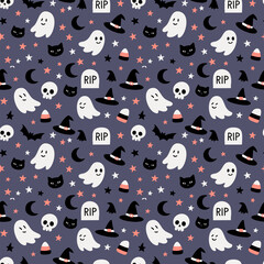 Seamless Halloween Pattern