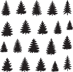 Lonely Tree in the Meadow Silhouette

Majestic Oak Tree Vector Design

Bare Winter Tree Silhouette Art

Tree with Birds at Sunset Vector

Forest Tree Line Silhouette Scene