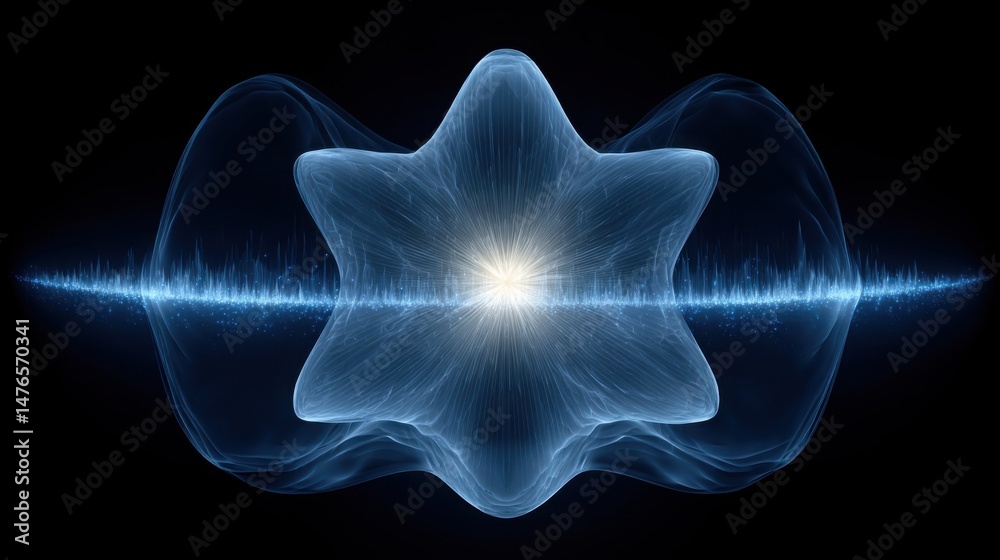 Poster ai aura map icon concept depicting algorithmic signal and emotion layering for enhanced data interpr