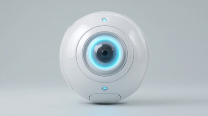 Conceptual illustration of ai command module as a logic-driven control center for intelligent decision making