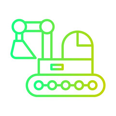 Backhoe icon design