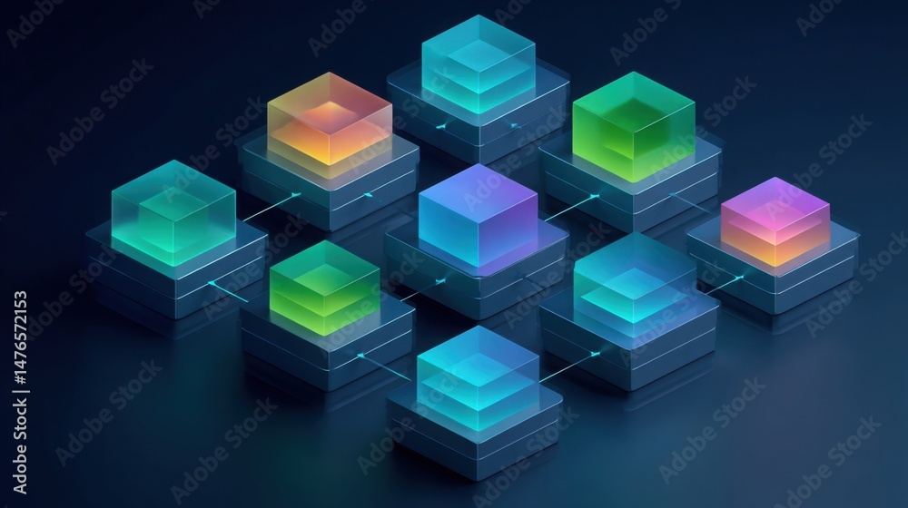Poster ai resource allocation grid icon concept highlighting optimized capital deployment for strategic res