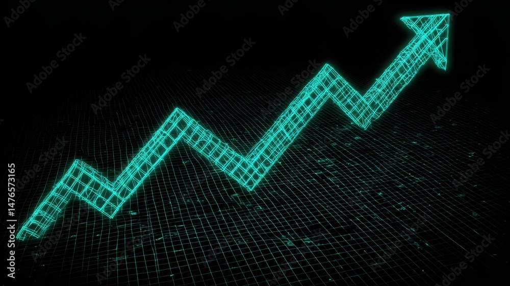 Poster advanced automated forecasting console icon concept illustrating smart future predictions and data a
