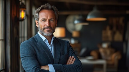 Fototapeta premium portrait of a handsome young businessman