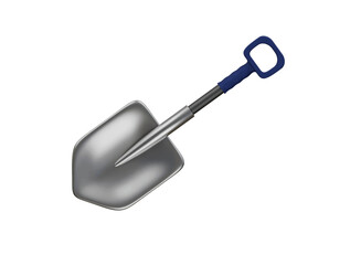 shovel icon 3d illustration render