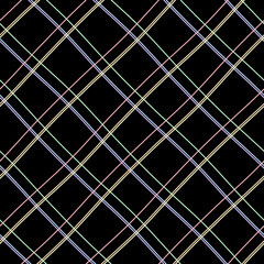 Seamless pattern, geometric shapes, pastel rainbow tones, welcome pride month, minimalist rainbow plaid pattern