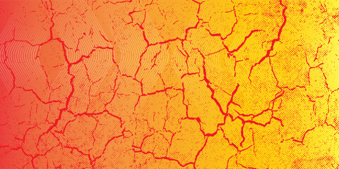 Abstract hexagonal lines on a gray background, red and yellow, featuring geometric stripe line art. modern trendy design