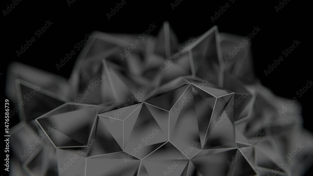 Poster abstract dark background with stars
