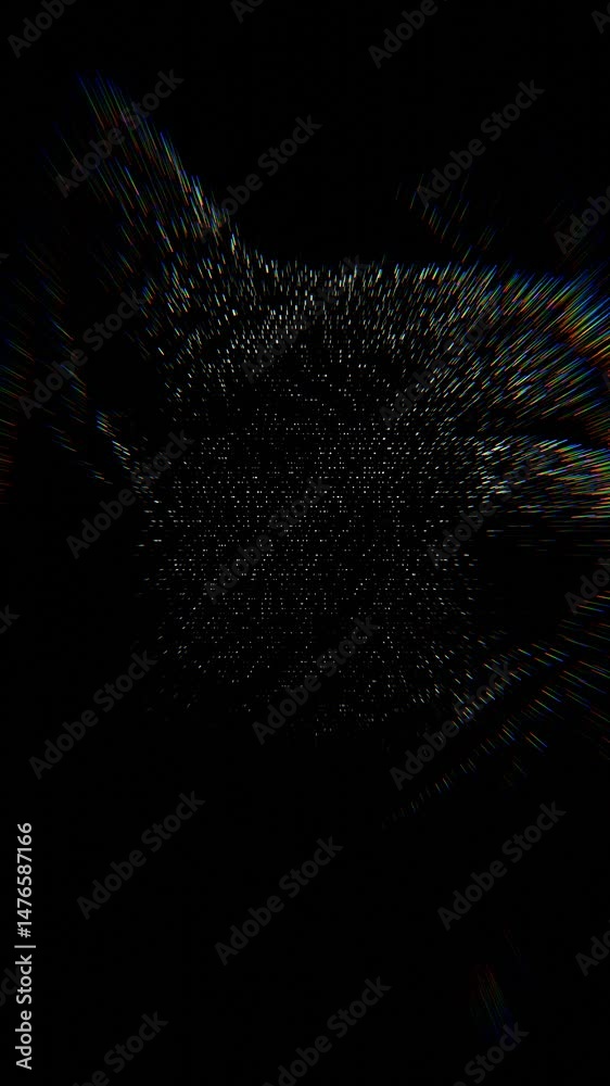 Poster abstract dark background with stars
