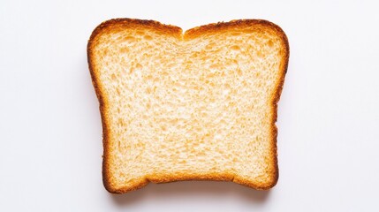 Fototapeta premium slices of toast on a white background.