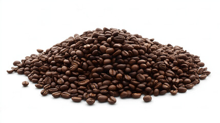 Naklejka premium A Pile of Coffee Beans