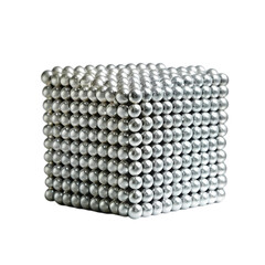 Magnetic Balls Cube Science Toy Desk Decor on transparent background