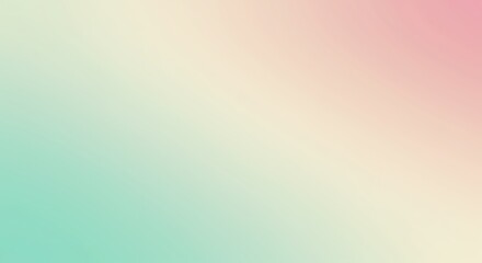 Fototapeta premium Gradient abstract background peach teal pastel