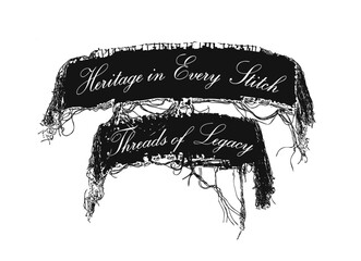 fashion print slogan with tasseled applique effect