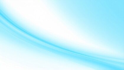 Fototapeta premium Dynamic abstract waves digital art light blue background modern aesthetic minimalist design concept