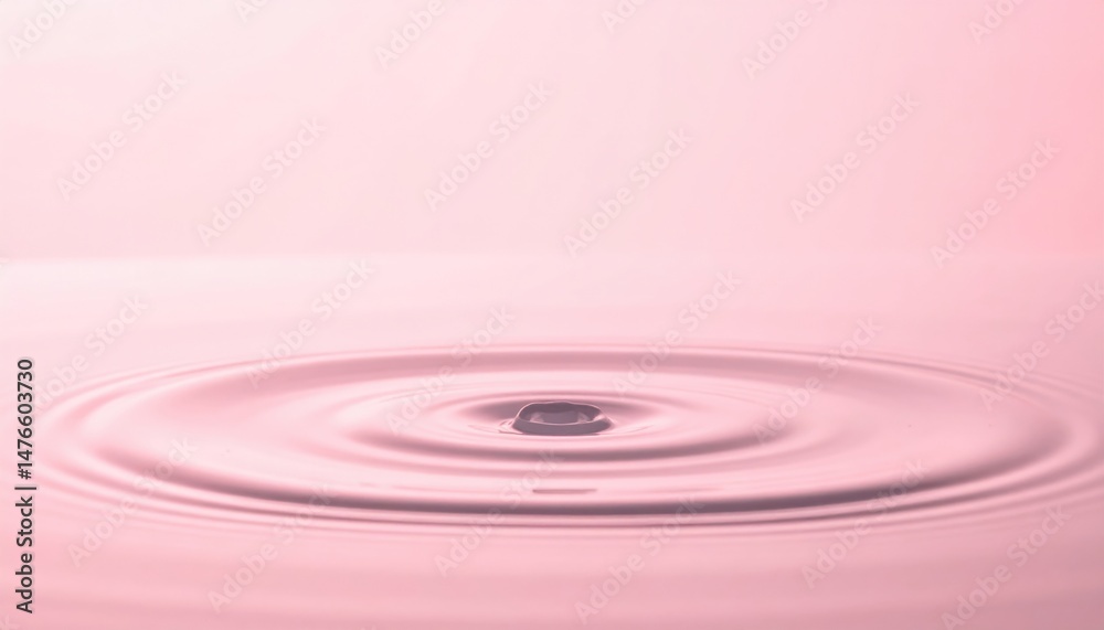 Poster calm water ripples creating patterns tranquil setting abstract photography soft pink background clos
