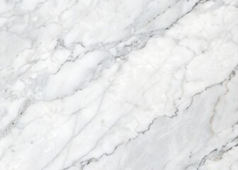 Obraz premium White Marble Texture Background with Natural Veining - Elegant Stone Surface for Interior Design