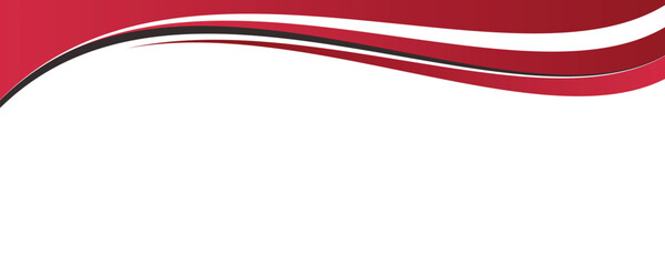 Modern banner background design. Banner template with dynamic wave shapes.