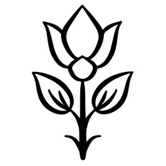 Elegant of Minimalist Floral Illustrations for Nature-Inspired Designs and Creative Projects