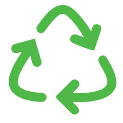 green recycle symbol