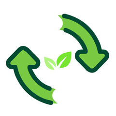 green recycle symbol