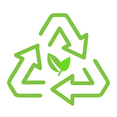 green recycle symbol