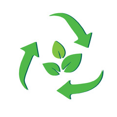 green recycle symbol