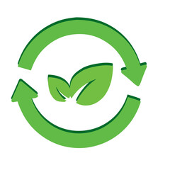 green recycle symbol